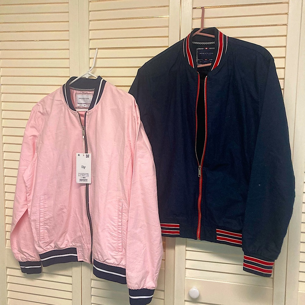 Lightweight shell, fashion colors, smart details pink/navy/wht